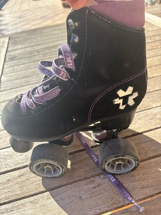 Patines Tijuana Negros/Morados talla 35