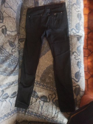 Pantalón negro Extradivarius Talla S,