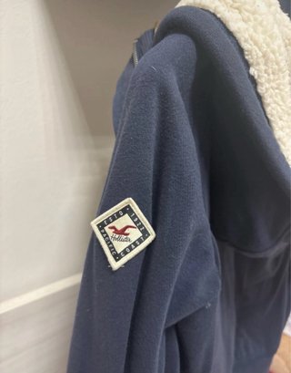 Chaqueta Hollister forrada azul Talla XS