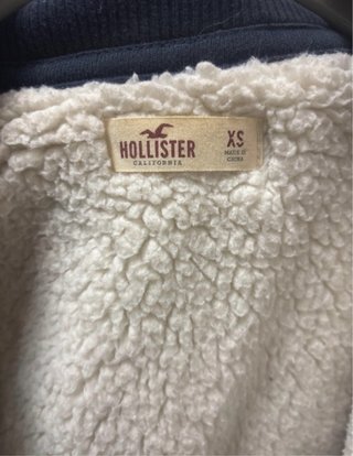 Chaqueta Hollister forrada azul Talla XS