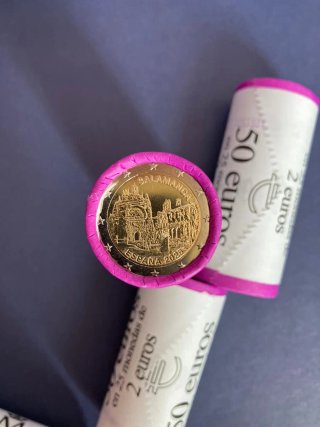 Cartuchos Monedas 2 Euros Salamanca 2025