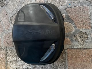 Baúl trasero moto negro KAPPA