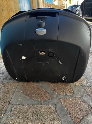 Baúl trasero moto negro KAPPA