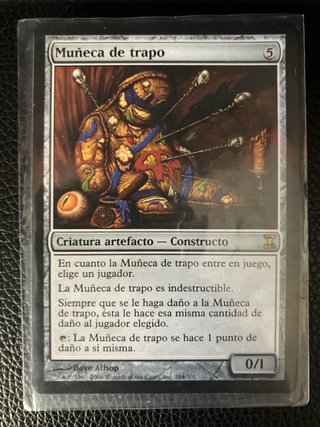 Carta MTG Muñeca de Trapo (Stuffy Doll) - Time S