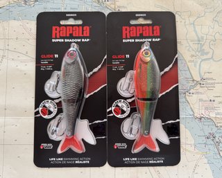 Lote 2 señuelos Rapala Super Shadow Rap 11cm - 330