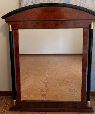 Cómoda Vintage Madera Raíz y Metal