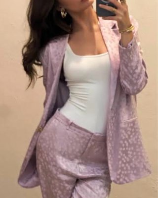 Americana Mango Morada Talla M