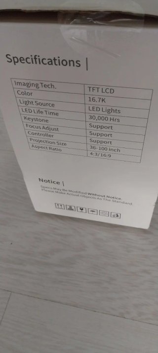 Mini proyector LED Freestyle