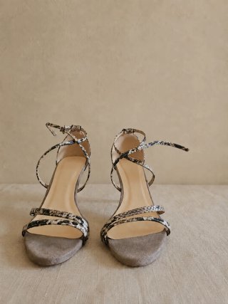 Sandalias Ana Carlo Tacón Animal Print