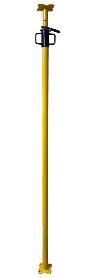 Puntal de obra amarillo