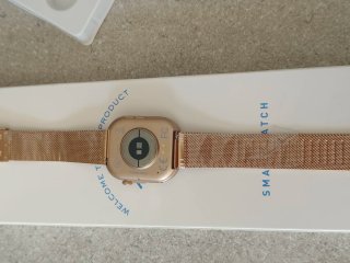 Smartwatch Donna ECG, HRV, Chiamate Bluetooth Oro
