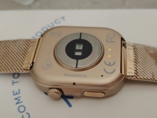 Smartwatch Donna ECG, HRV, Chiamate Bluetooth Oro