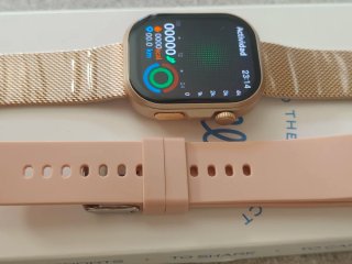 Smartwatch Donna ECG, HRV, Chiamate Bluetooth Oro