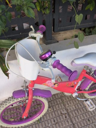 Bicicleta infantil rosa