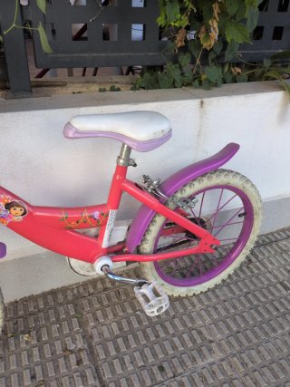Bicicleta infantil rosa