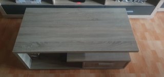 Mesa baja salón madera
