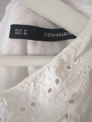Vestido blanco Sfera talla M