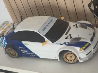Tamiya TGS 1/10 Nitro 4x4 BMW + FlySky