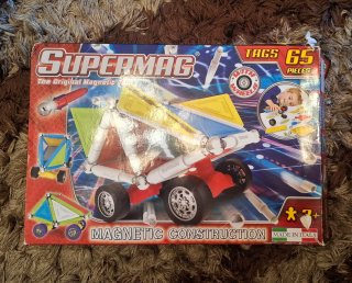 Supermag Construcción Magnética 65 Piezas