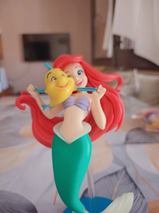 Figura Ariel y Flounder Disney Sega