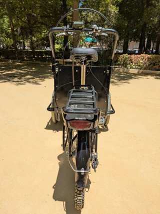 Triciclo Eléctrico Carga 2 Baterías