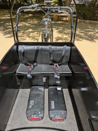 Triciclo Eléctrico Carga 2 Baterías