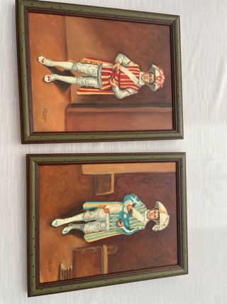 Seises pintados a mano