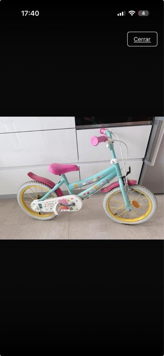 Bicicleta niña Peppa Pig