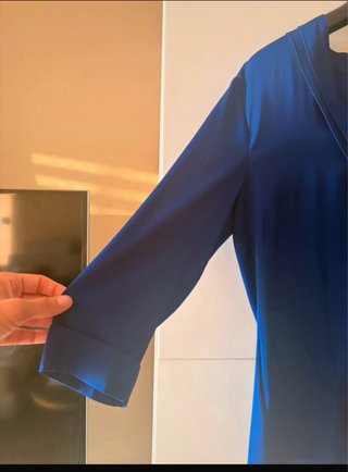Blusa Hugo Boss donna blu elettrico
