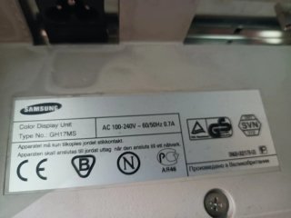 Monitor Samsung Syncmaster 171S funzionante