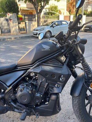 Honda CMX 500 Rebel Negra + Extras