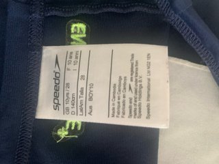 Confezione di 2 costumi da bagno per bambini Speedo e Adidas 9-10 anni