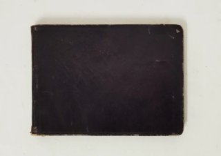 Agenda Telefónica Antigua Cuero Negra