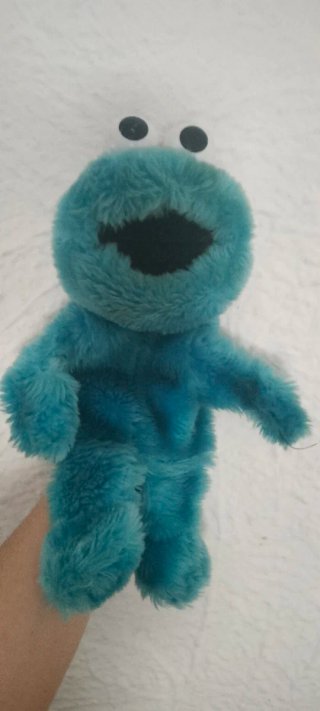 Peluche monstruo de las galletas marioneta