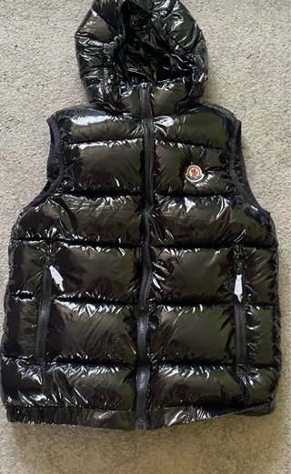 Moncler Gilet Nero Cappuccio