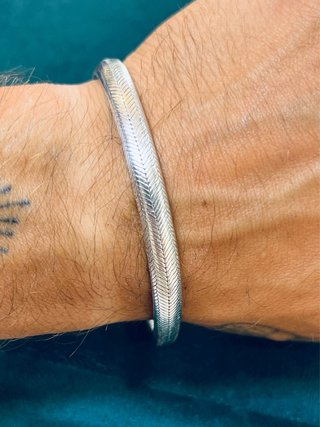 Pulsera Serpiente Plata
