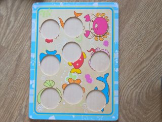 Puzzle Madera Animales Jirafa Oso León