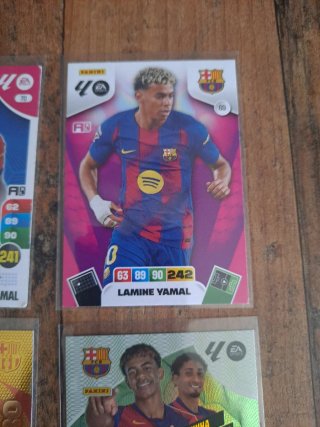 Lote de cromos Lamine Yamal Panini