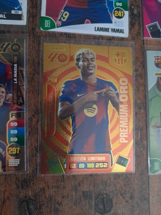 Lote de cromos Lamine Yamal Panini