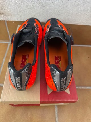 Zapatillas Ciclismo Luck Pro Blanco Talla 44