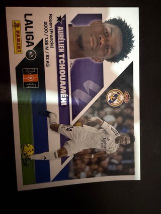 Cromo Panini La Liga Aurélien Tchouaméni