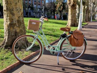 Bicicleta Capri Berlín Eléctrica con Cesta