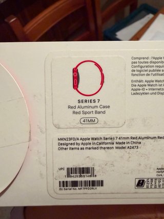 Apple Watch Serie 7 Rosso
