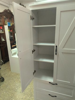Armario blanco madera nuevo