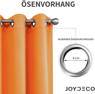 ÚLTIMA Cortina Opaca Térmica Naranja 240x140