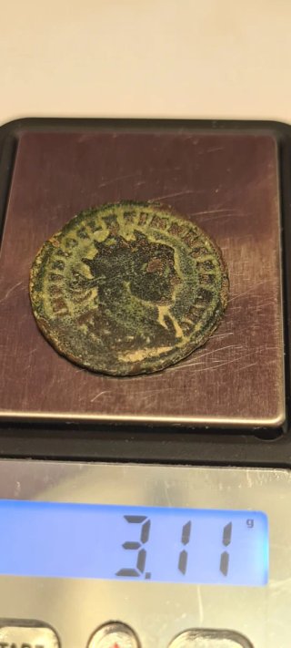 Moneda Denario Diocleciano.