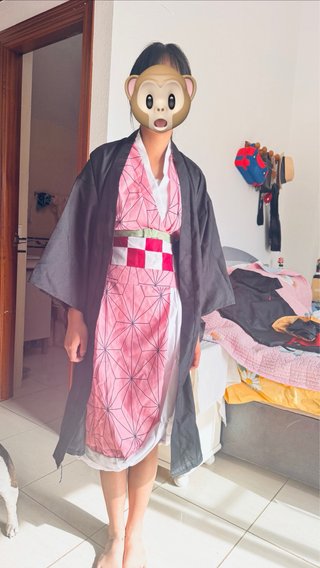 Cosplay Nezuko Guardianes de la Noche