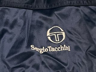 Chaqueta Sergio Tacchini Deportiva Azul Bordada