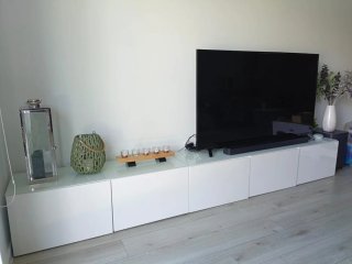 Mueble TV blanco