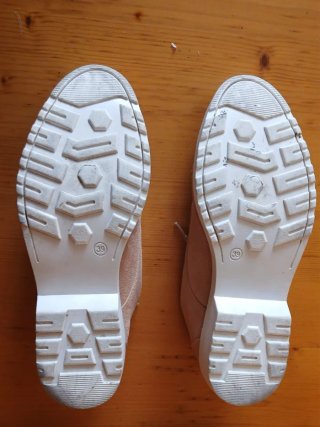 ZAPATOS OXFORD ROSAS ANTELINA Y CHAROL N° 39